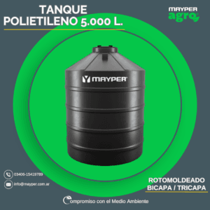 Tanque de Polietileno 5000 Lts.